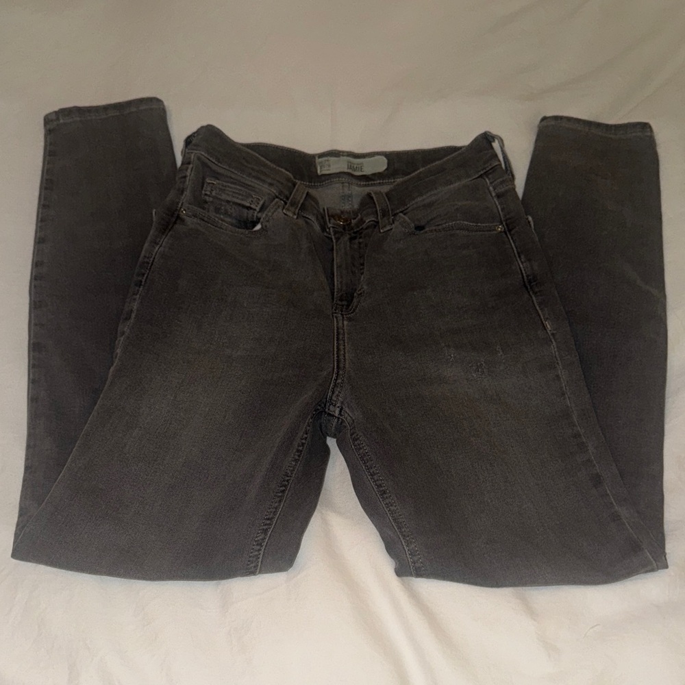 Topshop Dark Gray Women's Skinny Jeans
